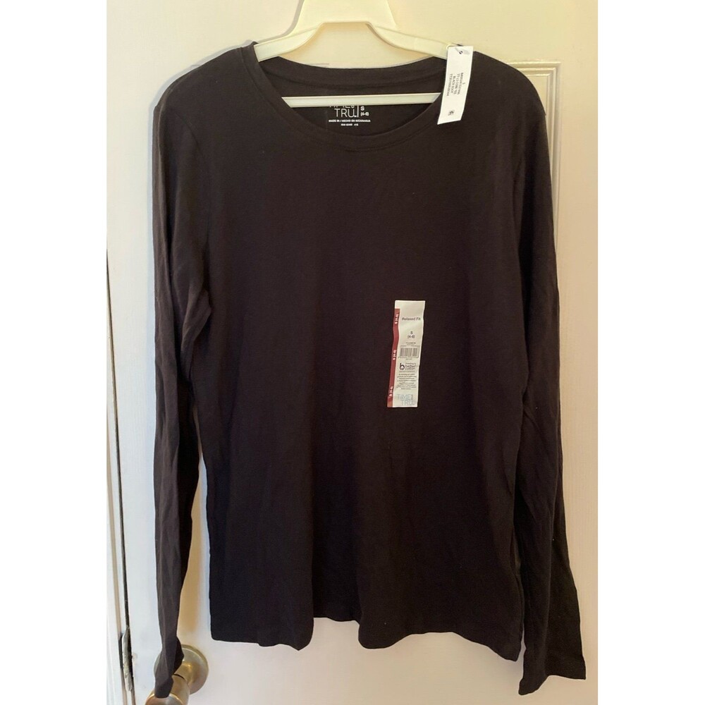 Time and Tru women’s Black Long sleeve Small 4/6 NWT